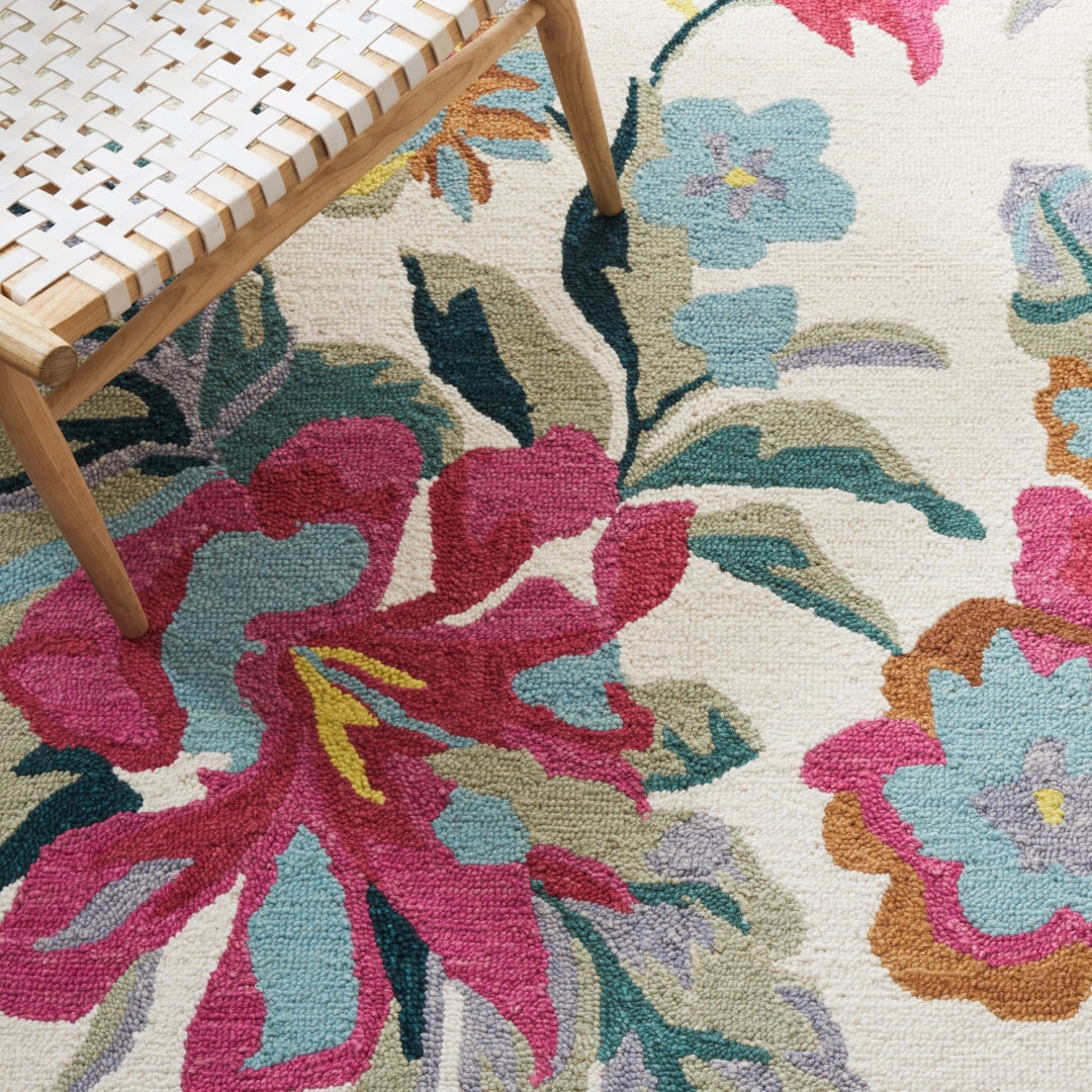 Luxurious Hand-Tufted 100% Wool Pile Rug with Elegant Design for Cozy Homes