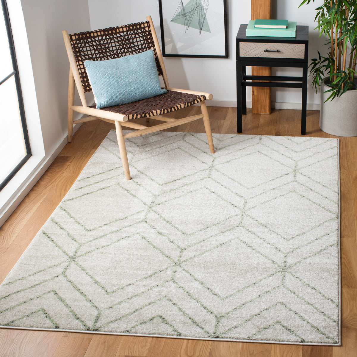 Adirondack Area Rug - A Luxurious and Stylish Power Loomed Floor Covering Made of Durable Polypropylene and Jute Blend
