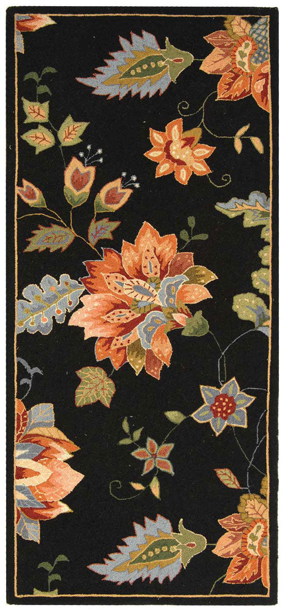Exquisite Indian Hand-Hooked Wool Rug HK306 for Timeless Home Comfort