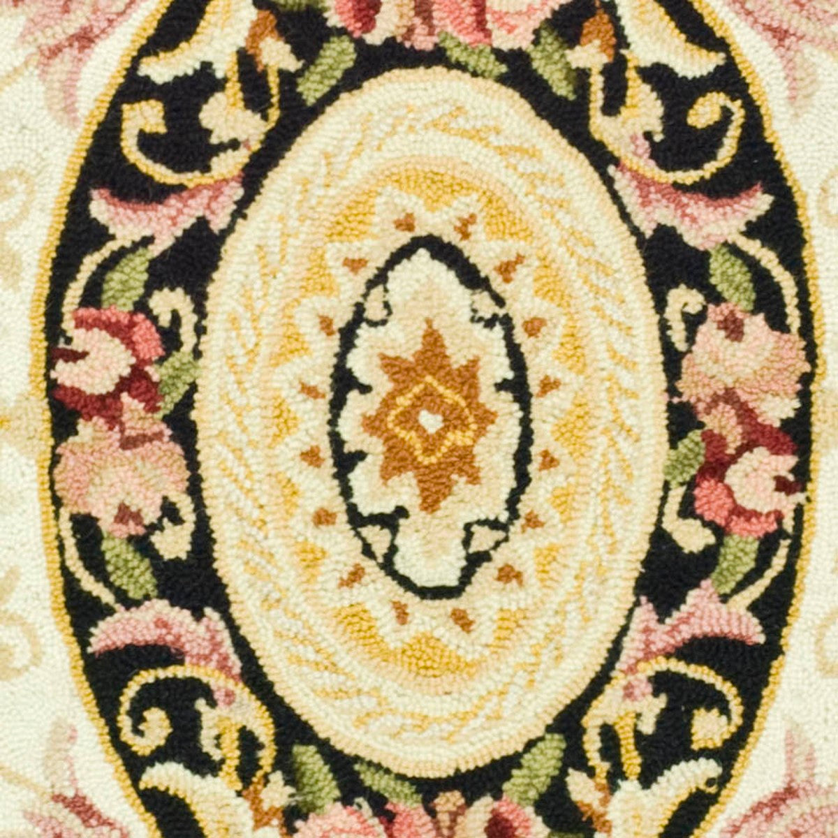 Luxurious Hand-Hooked Chelsea Rug: Pure Virgin Wool with Classic American & European Designs