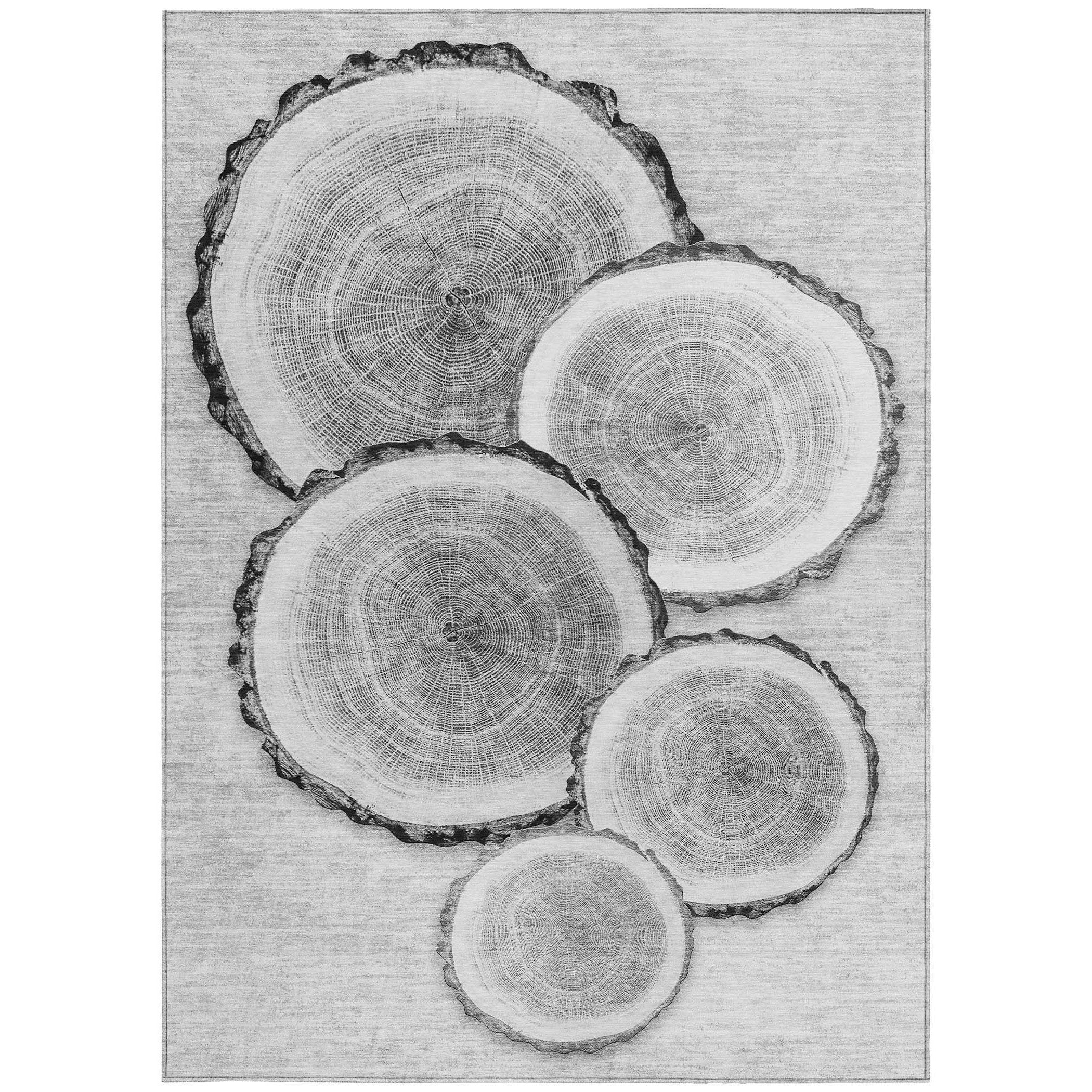 Stylish and Washable Faux Wood Design Outdoor and Indoor Runner Rug with Stain Resistance and Non-Skid Feature