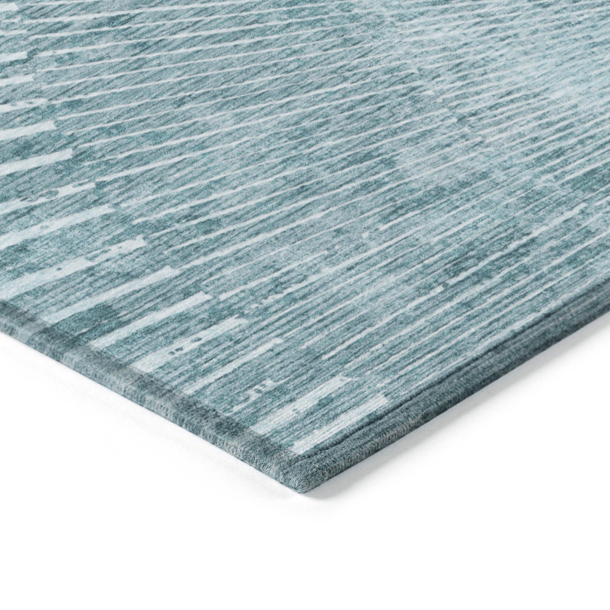 Stylish and Contemporary Abstract Washable Non-Skid and Stain-Resistant Runner Rug Ideal for Both Indoor and Outdoor Spaces