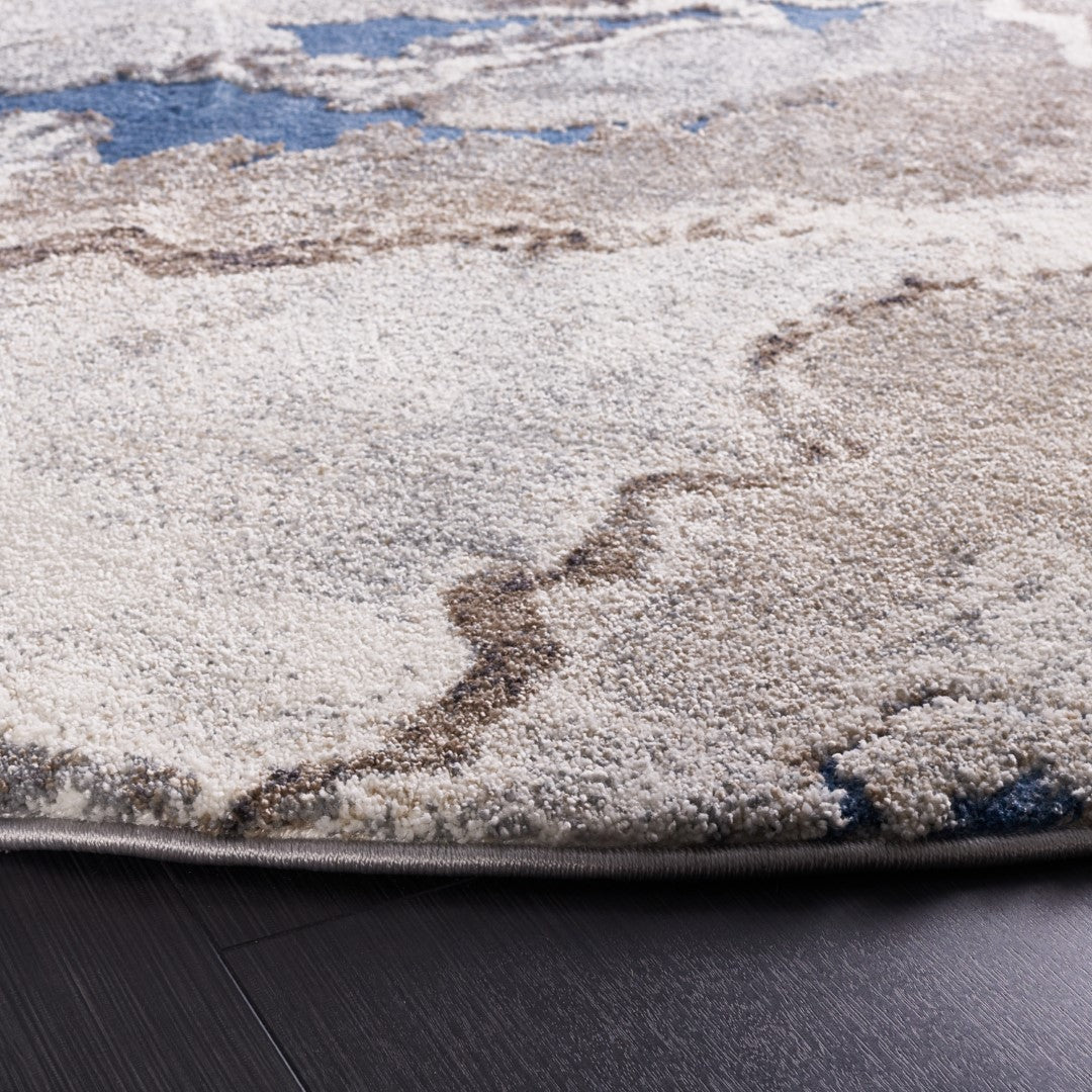 Luxurious Cyrus Power - Loomed Shag Rug: Polypropylene & Polyester Blend for Home Decor