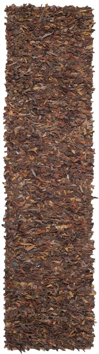 Safavieh's Hand-Knotted Leather Shag Rug for a Modern Home's Luxurious Look