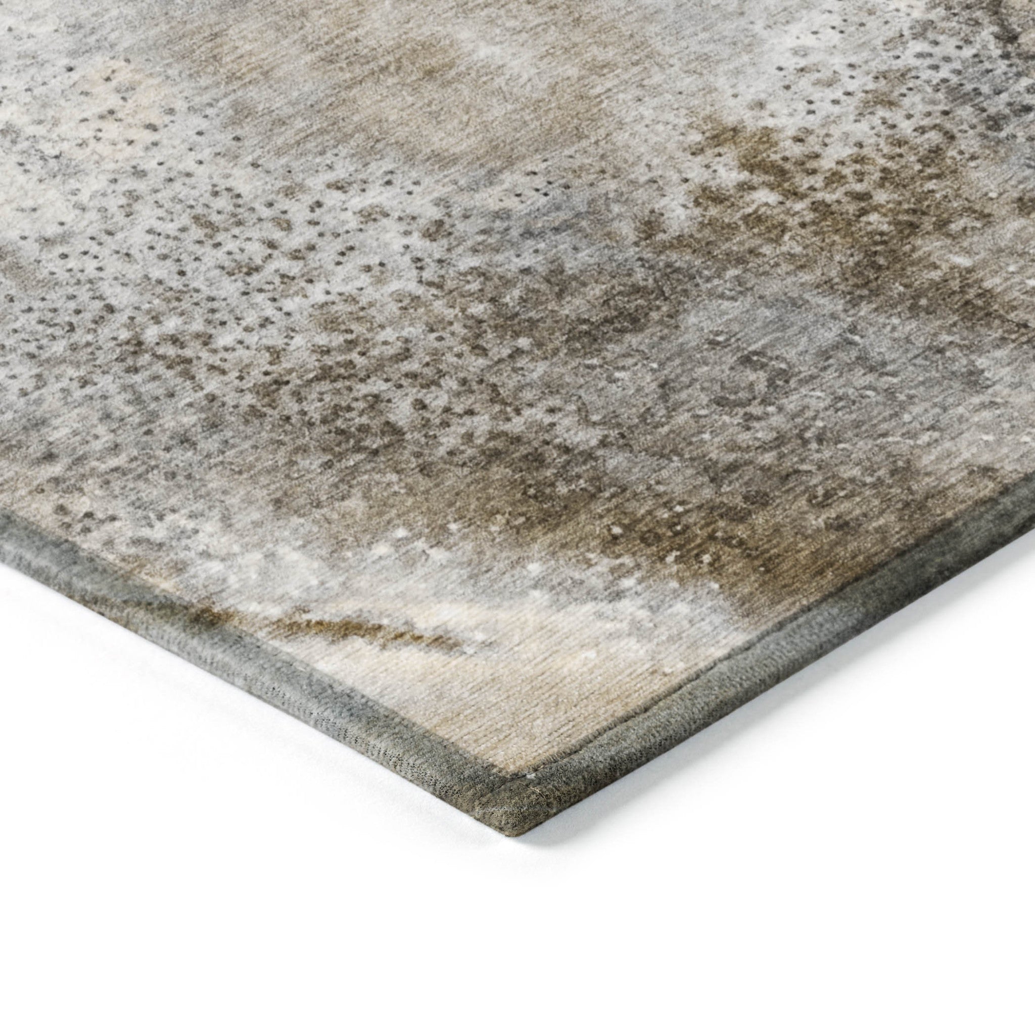 Stain-Resistant, Non-Skid Washable Outdoor Runner Rug with Stylish Abstract Design for Homes