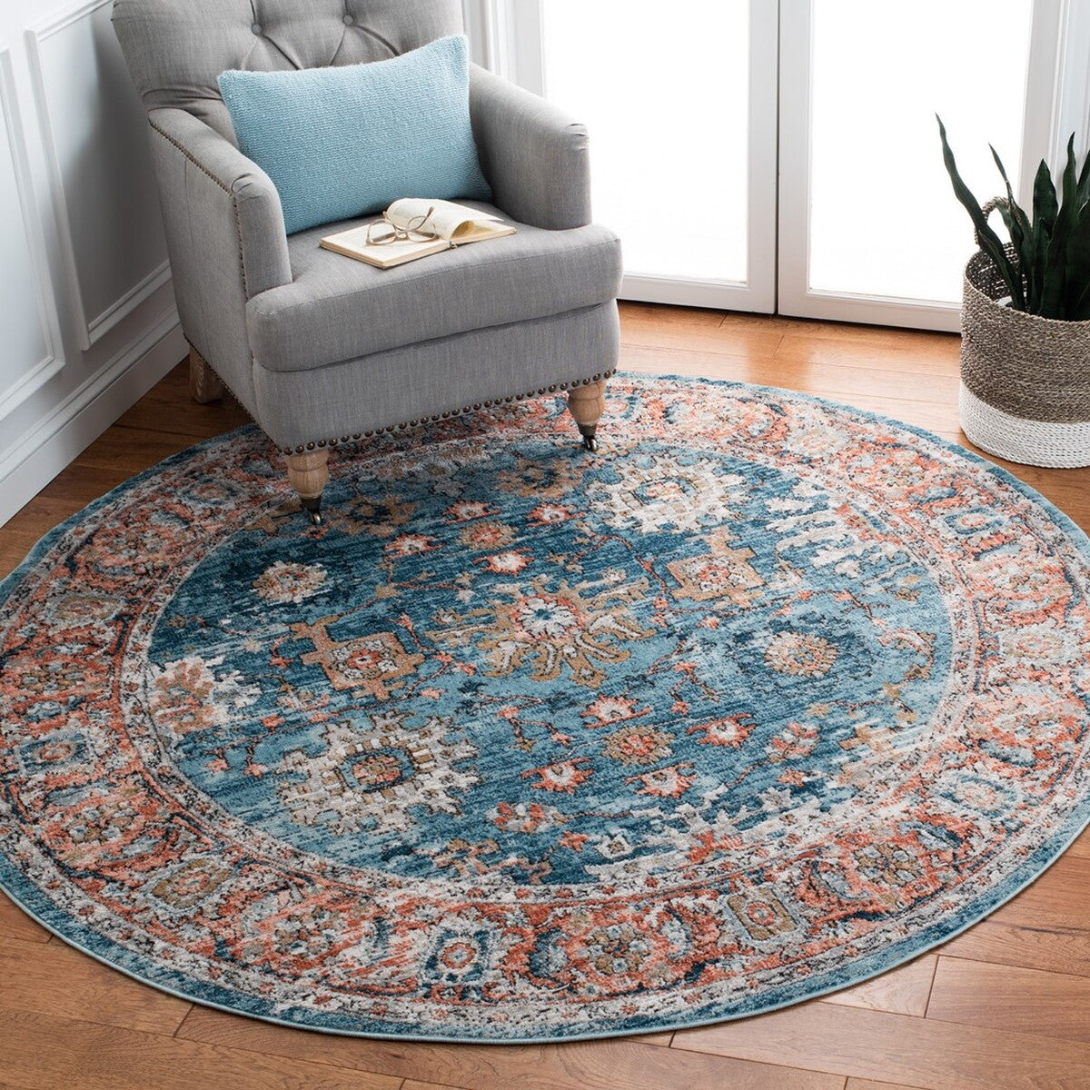 Stylish and Long - lasting Shivan Contemporary Area Rug Made of Power - Loomed Polypropylene with Jute Backing