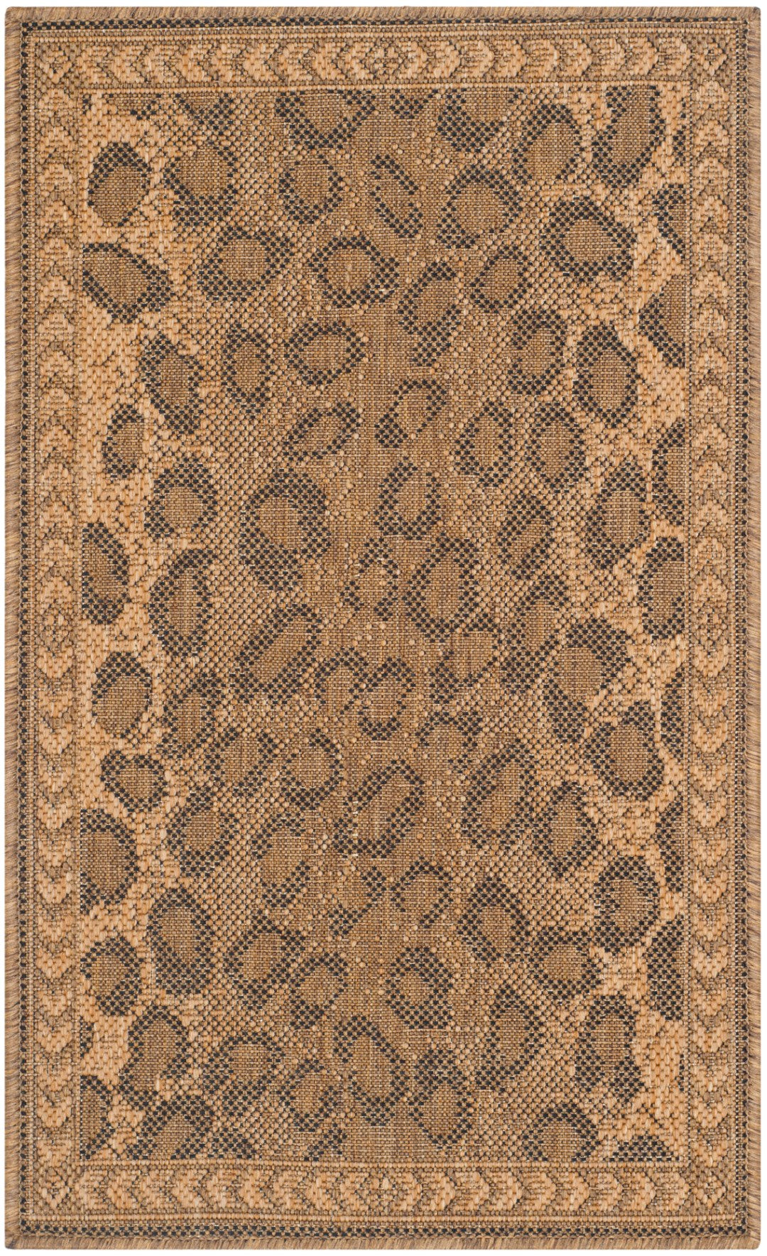 Stylish Cheetah Indoor/Outdoor Rug - Durable Polypropylene Fiber for Any Space