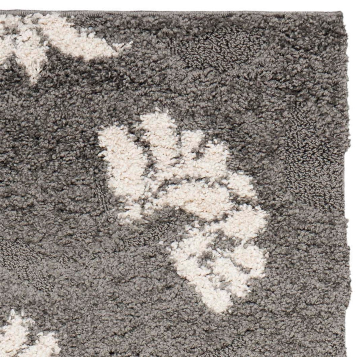 Safavieh Luxury Shag Power - Loomed Botanical Rug for Contemporary or Rustic Decor
