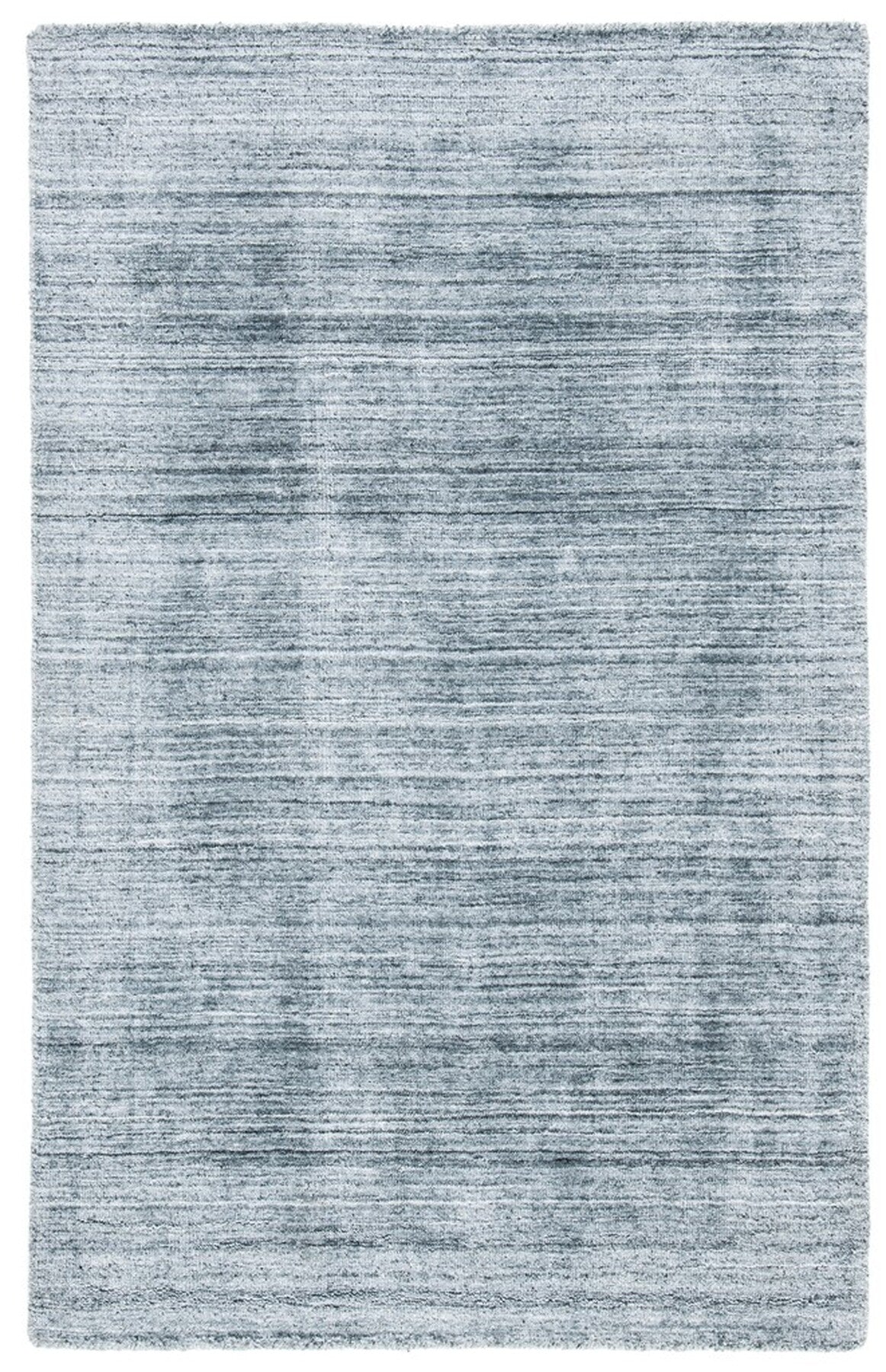 Luxurious Hand - Loomed Contemporary Area Rug: Viscose, Cotton & Wool Blend from India