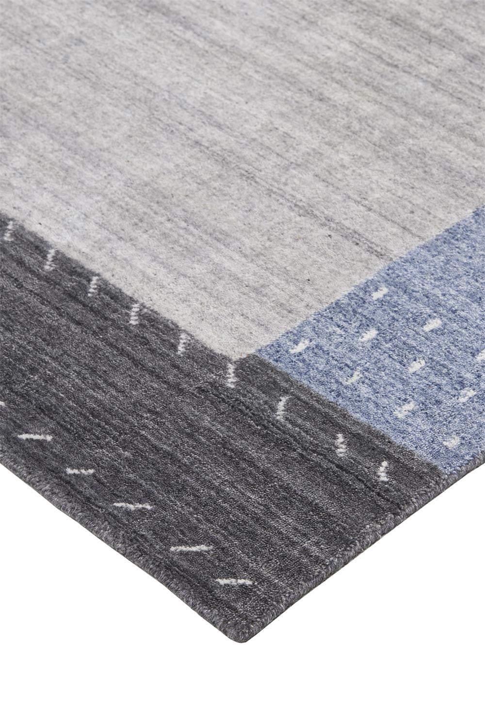 Stylish and Comfortable Hand - Knotted Wool Area Rug with Stain - Resistant Design for Living Spaces