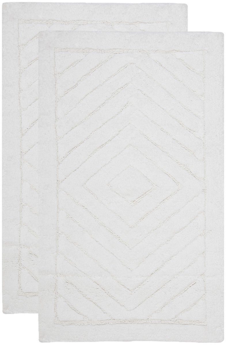 Indo - sourced Luxury Plush Cotton Bathroom Bath Rug: Ideal for Enhancing Your Bathroom Decor with Softness and Comfort