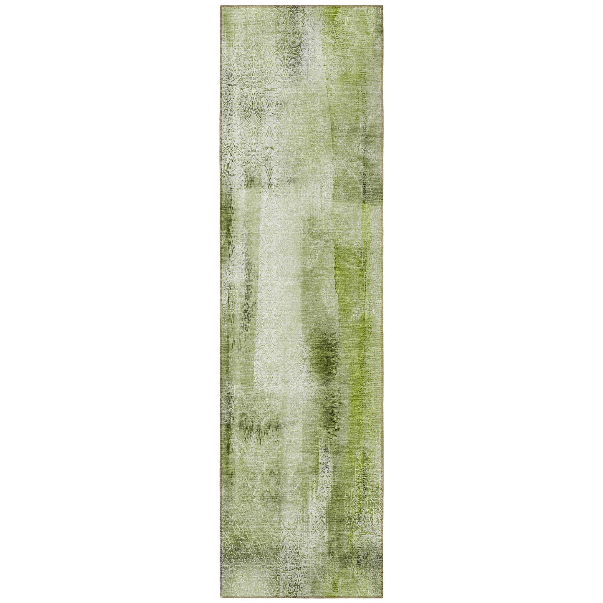 Stylish Washable, Stain-Resistant Non-Skid Purple Runner Rug for Indoor & Outdoor Use