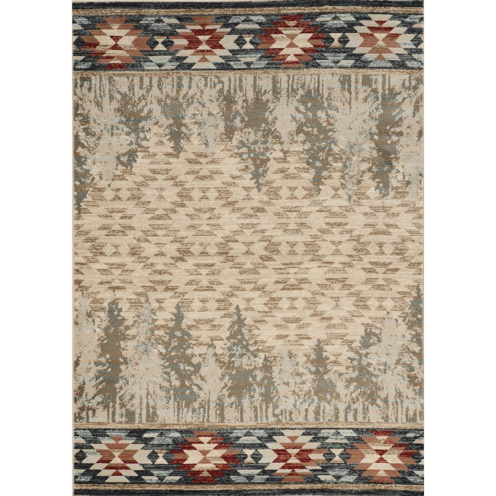 Trendy Machine-Woven Outdoor Rugs in Lodge Style, Durable Polypropylene for Indoor Coziness