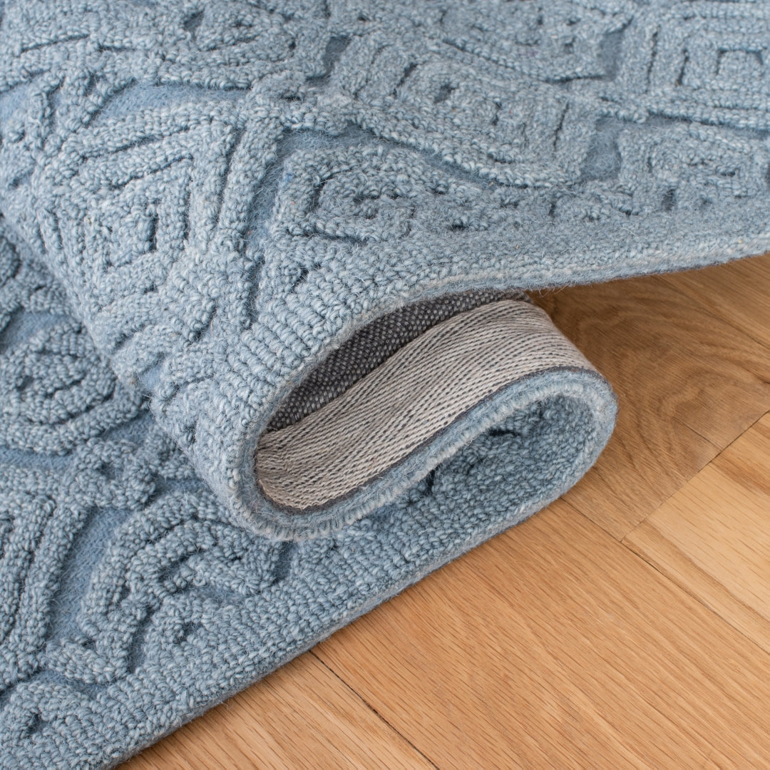 Luxurious Hand-Tufted Contemporary Rug: 80% Wool, 20% Cotton for Modern Interiors