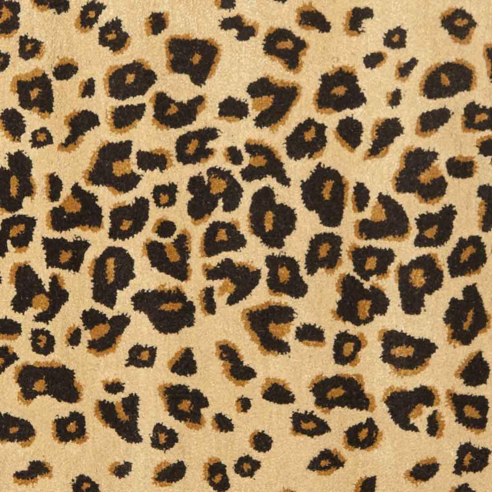 Martha Kalahari Premium Hand-Tufted Wool and Viscose Area Rug with a Modern Leopard Print Design for Elegant Home Decor Enhancement