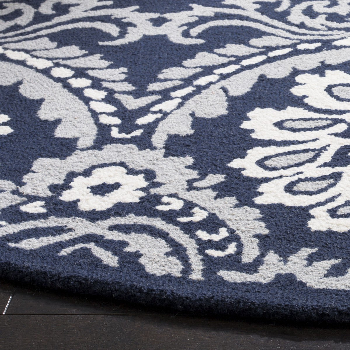 Luxurious Indian Hand - Tufted 100% Wool Pile Rectangle Rug for Home Decor
