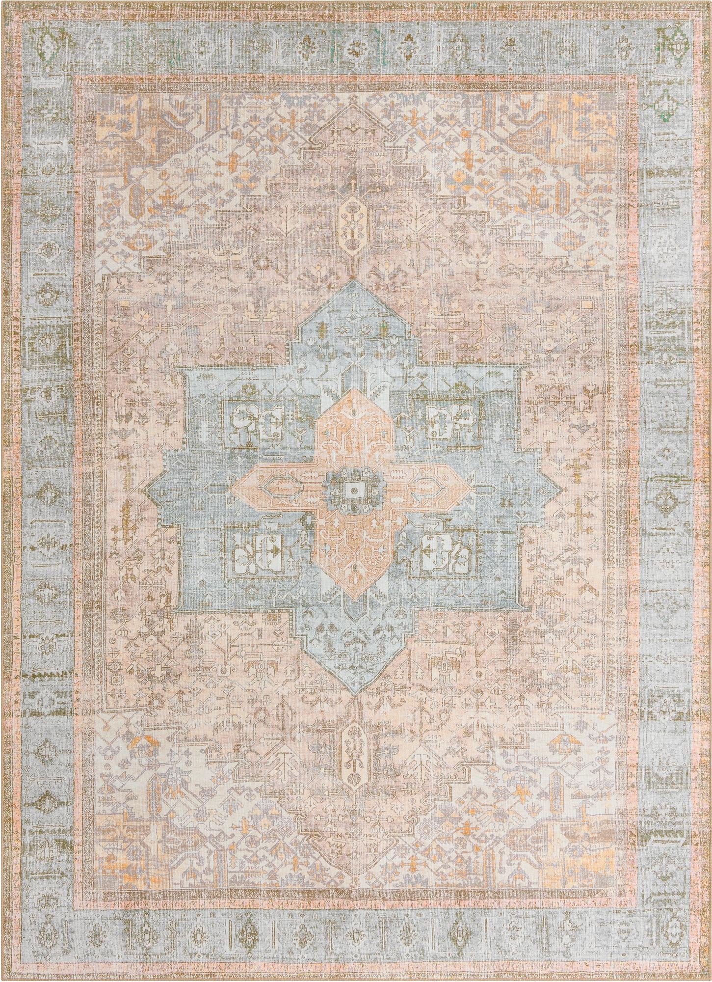 Timeless Durable and Versatile Abstract Revival Area Rug for Modern and Traditional Interior Spaces with Easy Maintenance