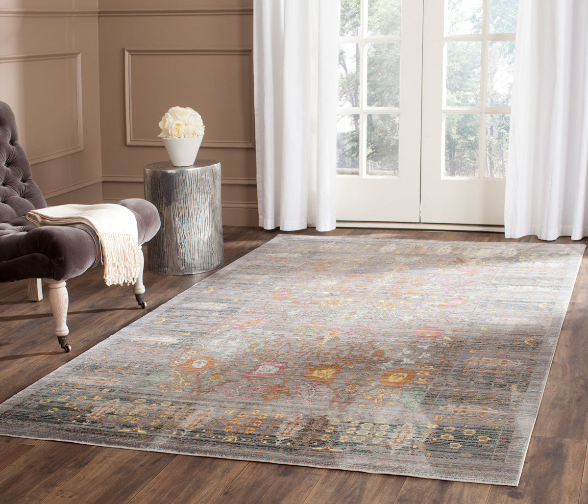 Valencia Power Loomed Luxury Polyester Rug - Featuring an Elegant Design and Comfortable Pile Height for Home Decor