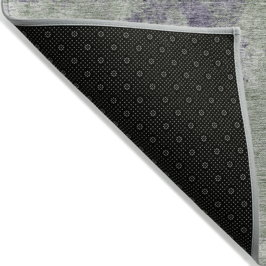 Stylish and Contemporary Abstract Washable Runner Rug for Both Indoor and Outdoor Use, Stain-Resistant and Non-Skid