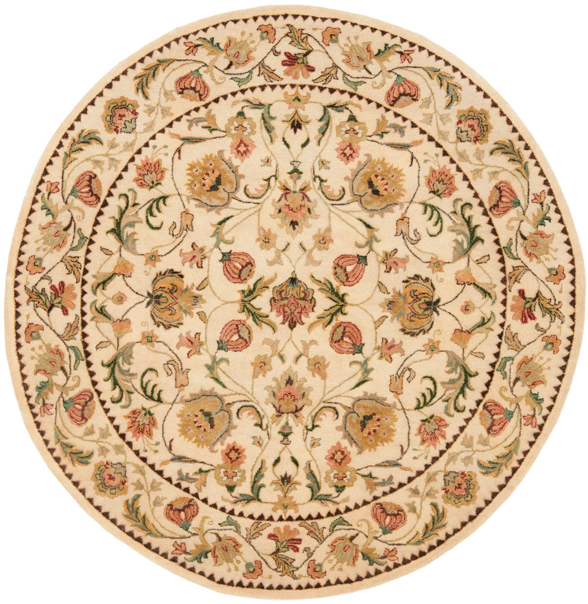Bergama Hand-Tufted Pure Wool Area Rug with Timeless Peshawar Design for Stylish and Comfortable Home Decor