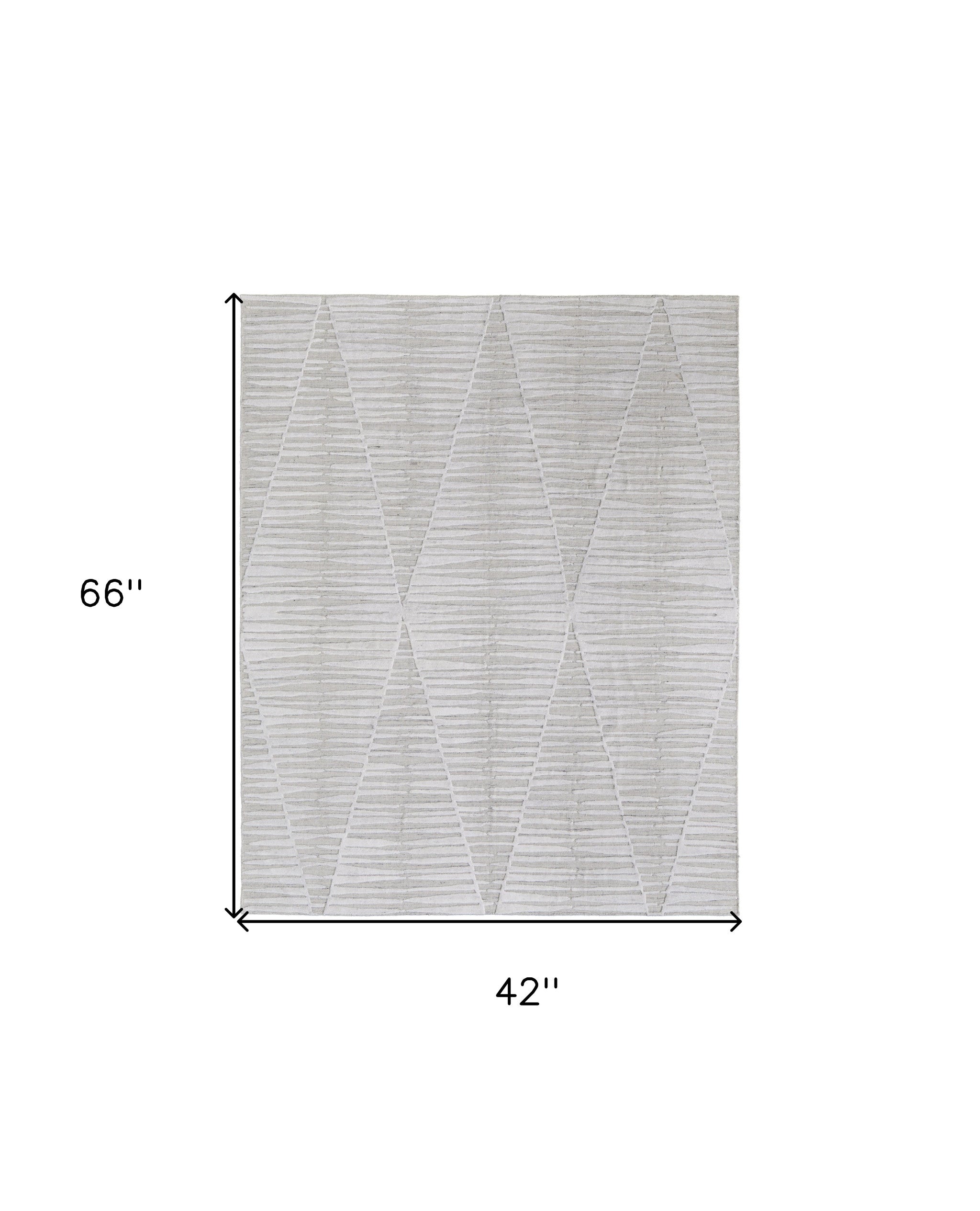 Exquisite Hand-Woven Geometric Wool Blend Area Rug - Artisan-Crafted Masterpiece for Elegant Home Decor