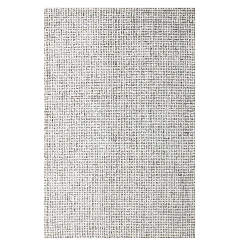 Handmade Blue and Ivory Wool Area Rug - Cozy, Stylish for Neutral Home Decor