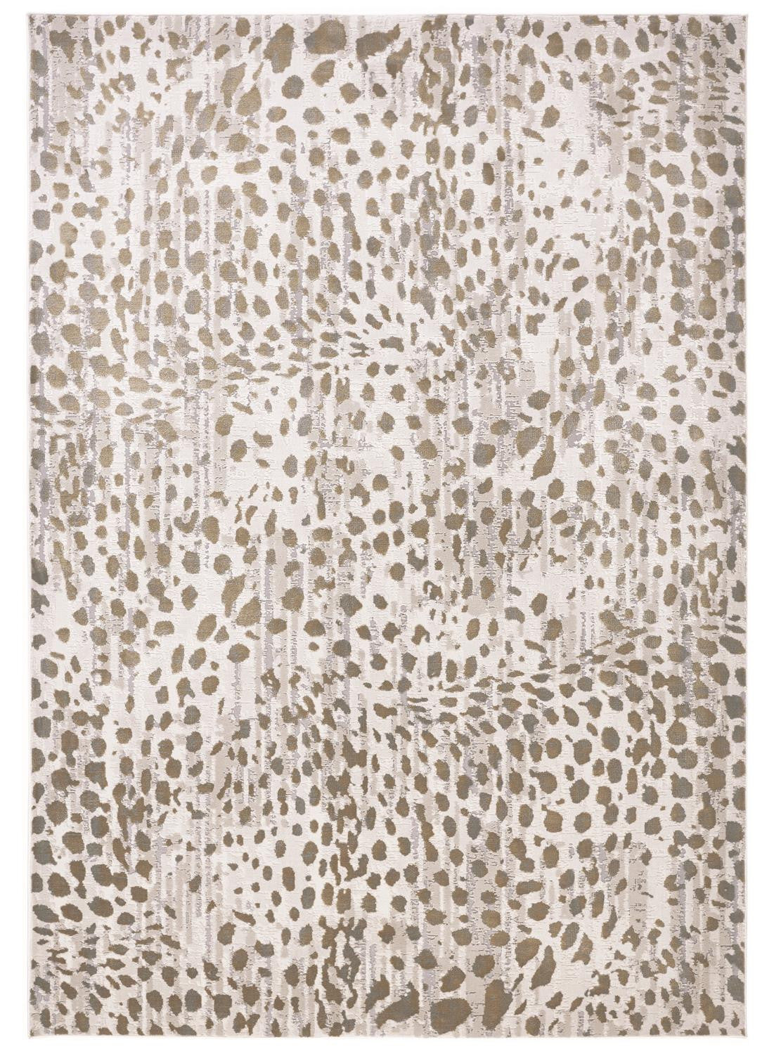 Stylish Stain-Resistant Area Rug with Brown and Ivory Abstract Design for Enhanced Home Comfort and Warmth