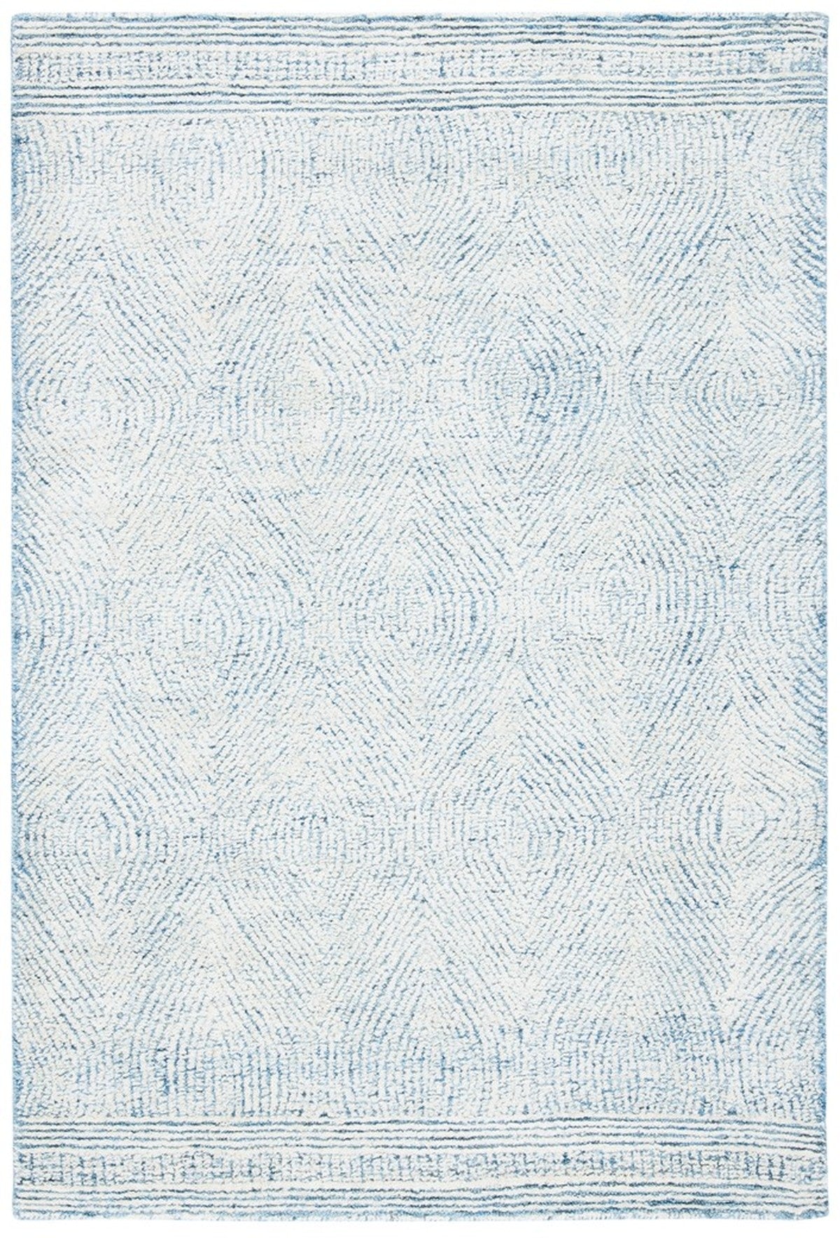 Luxurious 100% Wool Tufted Bohemian Abstract 340 Rug for Home Décor Upgrade