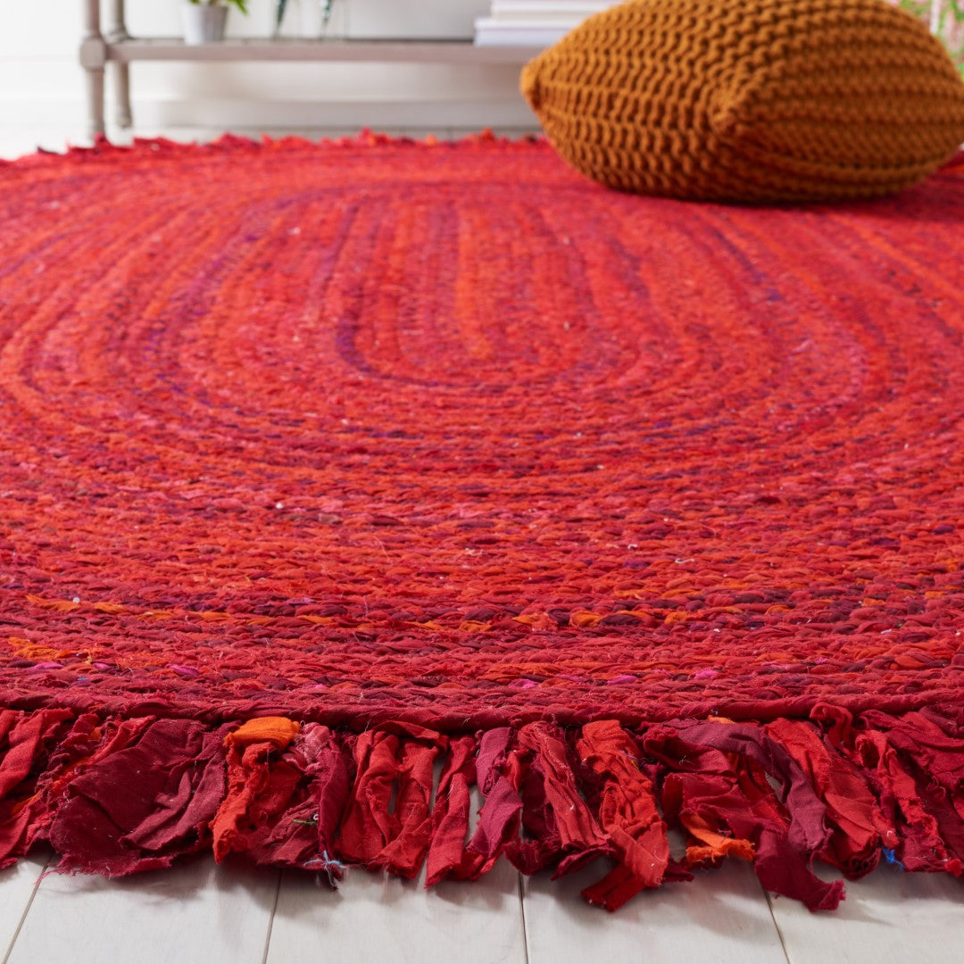 Exquisite Braided Hand - Woven Cotton Contemporary Area Rug from India for Chic and Stylish Homes