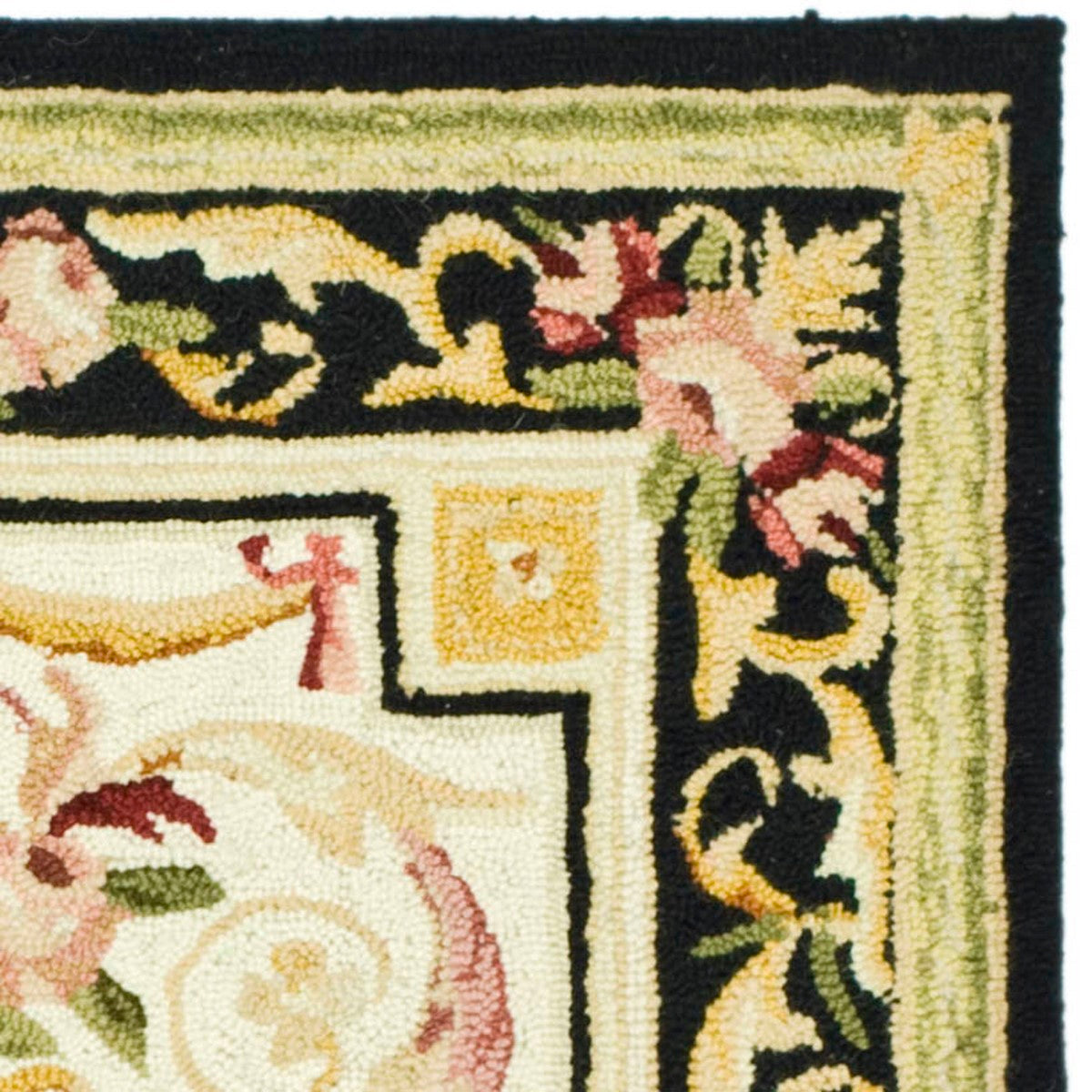Luxurious Hand-Hooked Chelsea Rug: Pure Virgin Wool with Classic American & European Designs