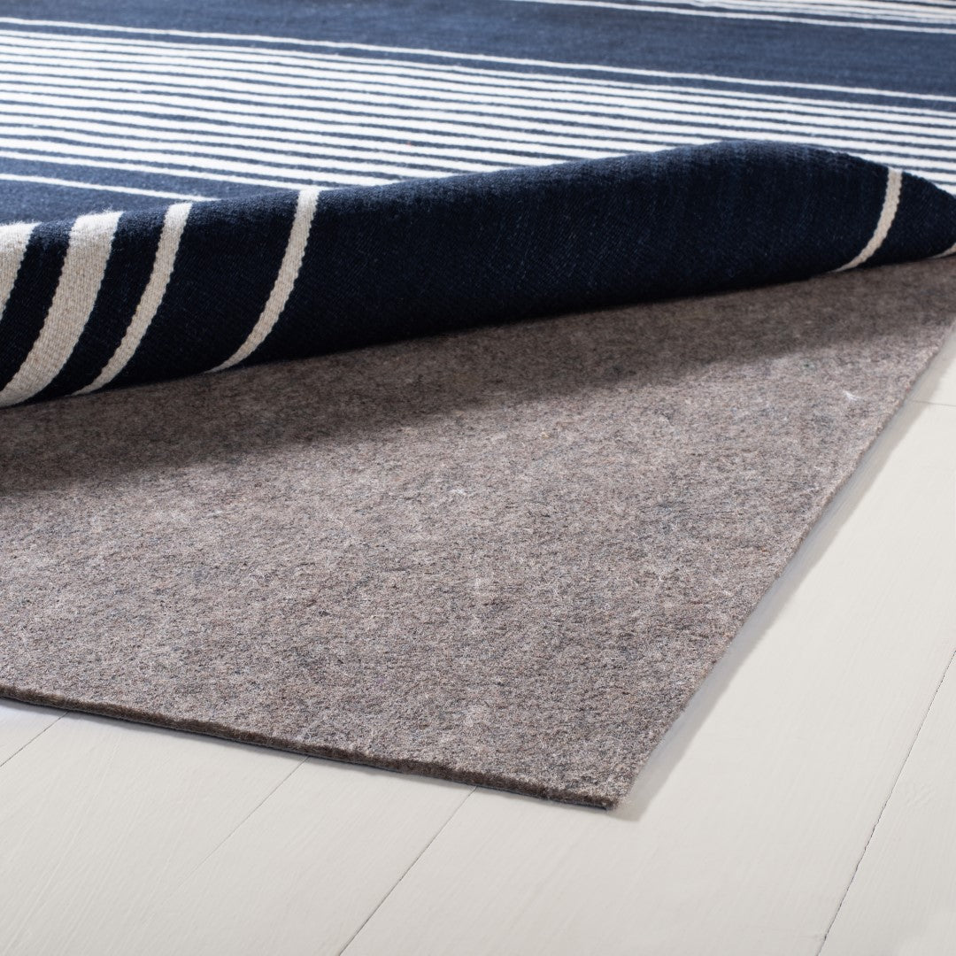 Exquisite Hand-Woven Wool Area Rug with Elegant Stripe Design from India for Cozy Living Spaces