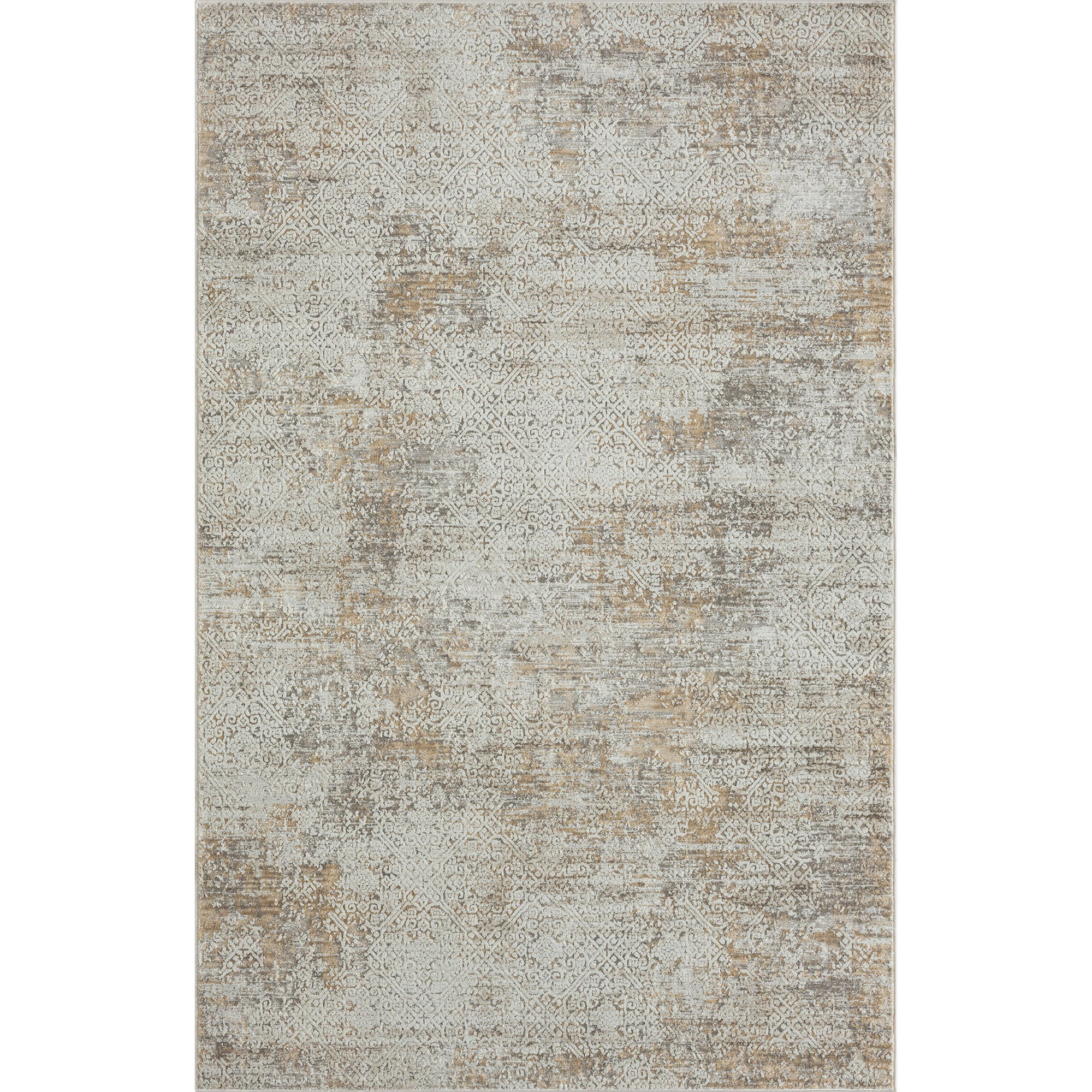 Exquisite Distressed Gray Damask Area Runner Rug - Transform Your Living Space with Enduring Elegance and Superior Quality Design