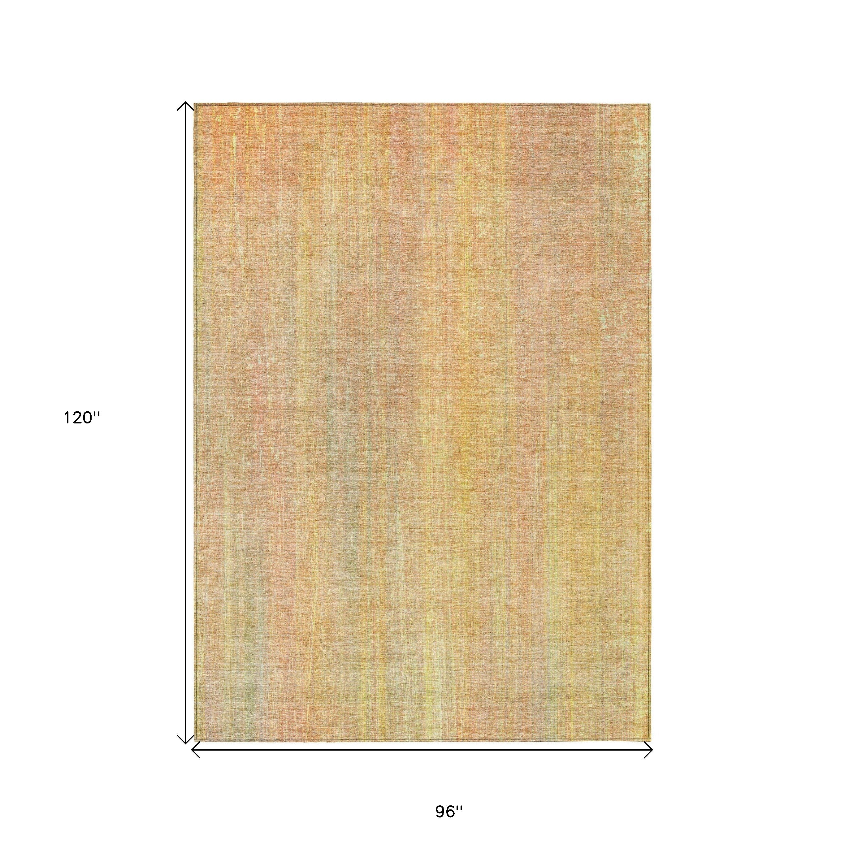 Washable, Non-Skid, Stain-Resistant Blue Striped Rug for Indoor & Outdoor Use, Ideal for Pets
