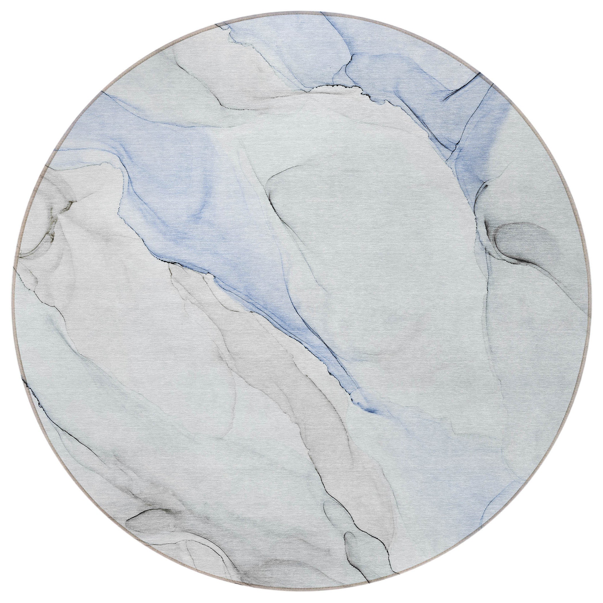 Stylish Washable Gray and Pink Abstract Runner Rug for Indoor & Outdoor, Stain-Resistant