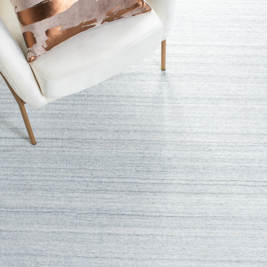 Luxurious Contemporary Hand - Loomed Rug: 90% Polyester Blend with Cotton Backing
