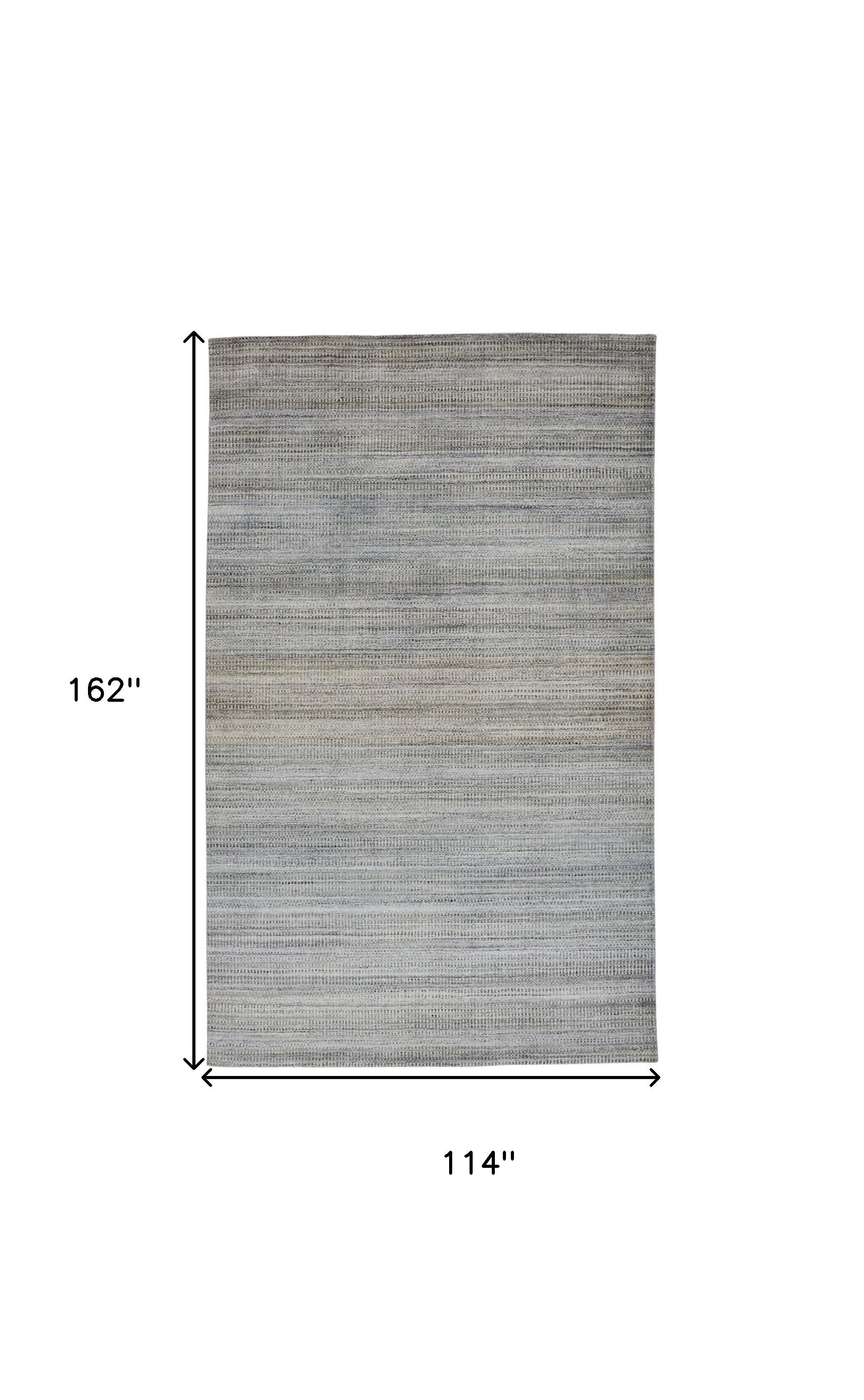 Exquisite Hand-Woven Ombre Area Rug in Blue and Green Rectangle for Your Space