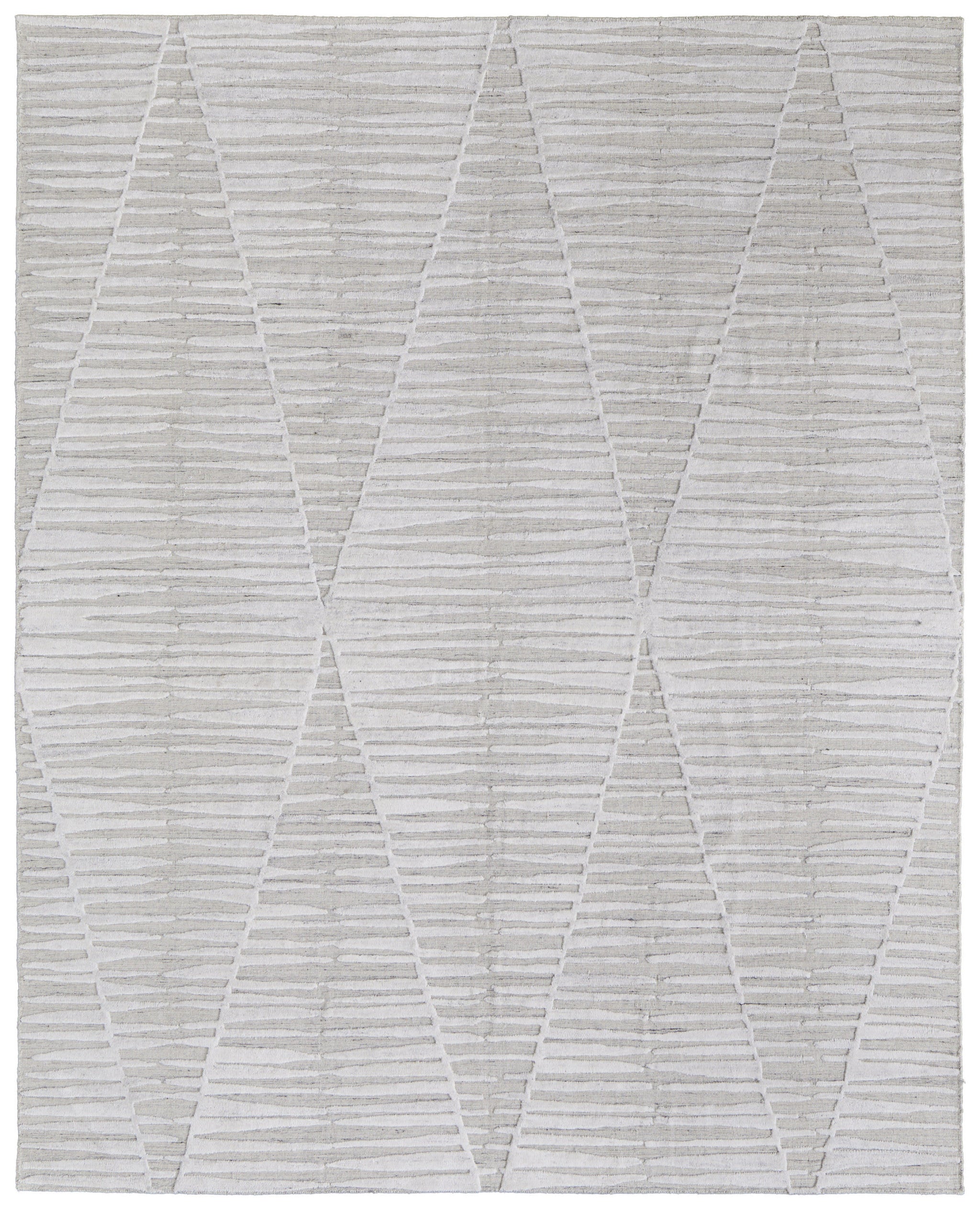 Exquisite Hand-Woven Geometric Wool Blend Area Rug - Artisan-Crafted Masterpiece for Elegant Home Decor