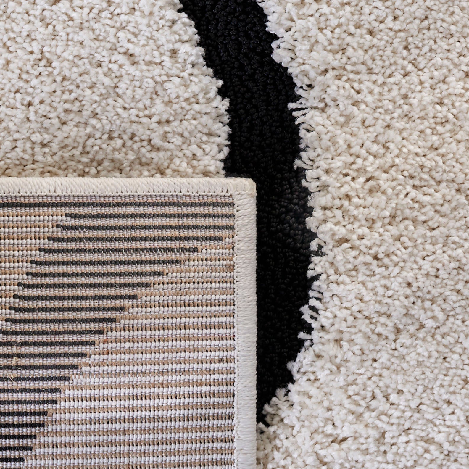 Luxurious Power Loomed Polypropylene Shag Rug from Turkey for Cozy Florida Home Decor