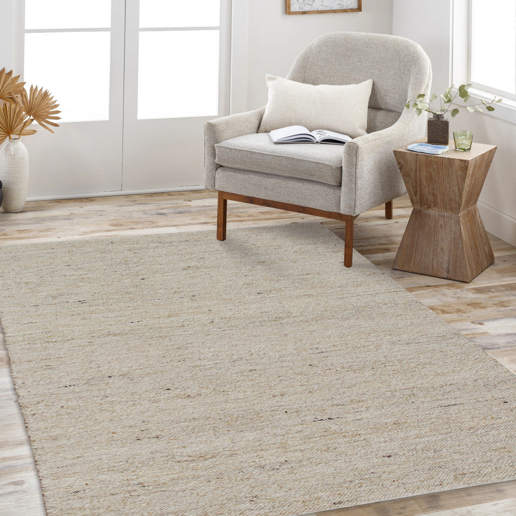 Exquisite Hand-Woven Wool Area Rug - One-of-a-Kind Artisan-Crafted Piece for Adding Warmth and Versatile Decor to Any Room