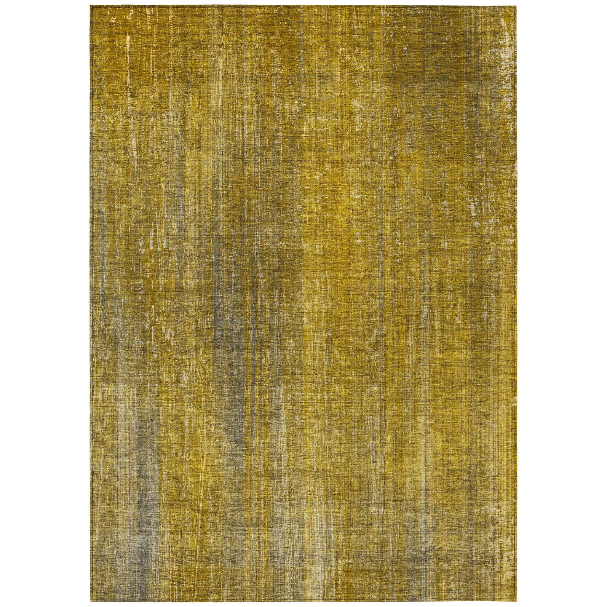 Washable, Non-Skid, Stain-Resistant Blue Striped Rug for Indoor & Outdoor Use, Ideal for Pets
