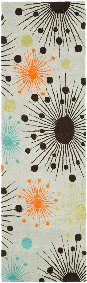 Elegant Transitional Soho Hand - Tufted Wool & Viscose Rug for Modern and Traditional Homes