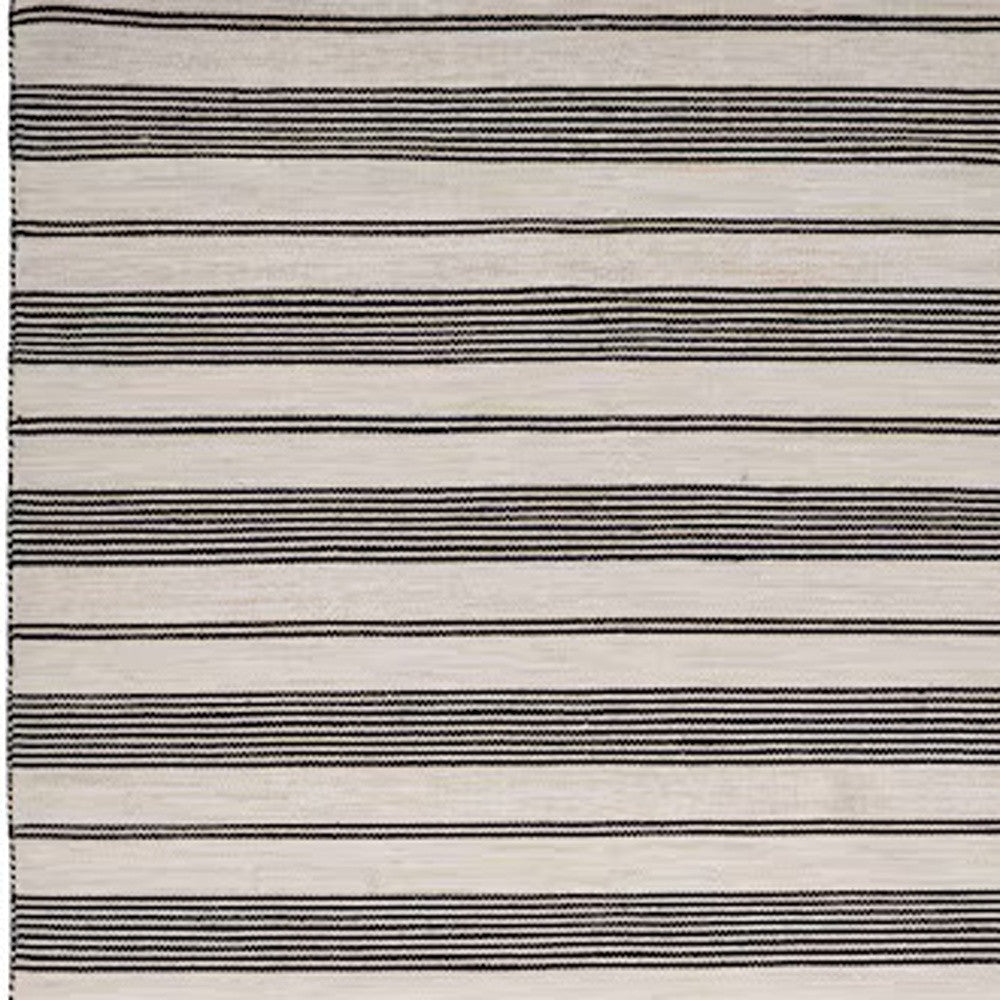 Stylish Modern Hand - Woven Stain - Resistant Area Rug with Striped Design for Comfortable Home Decor