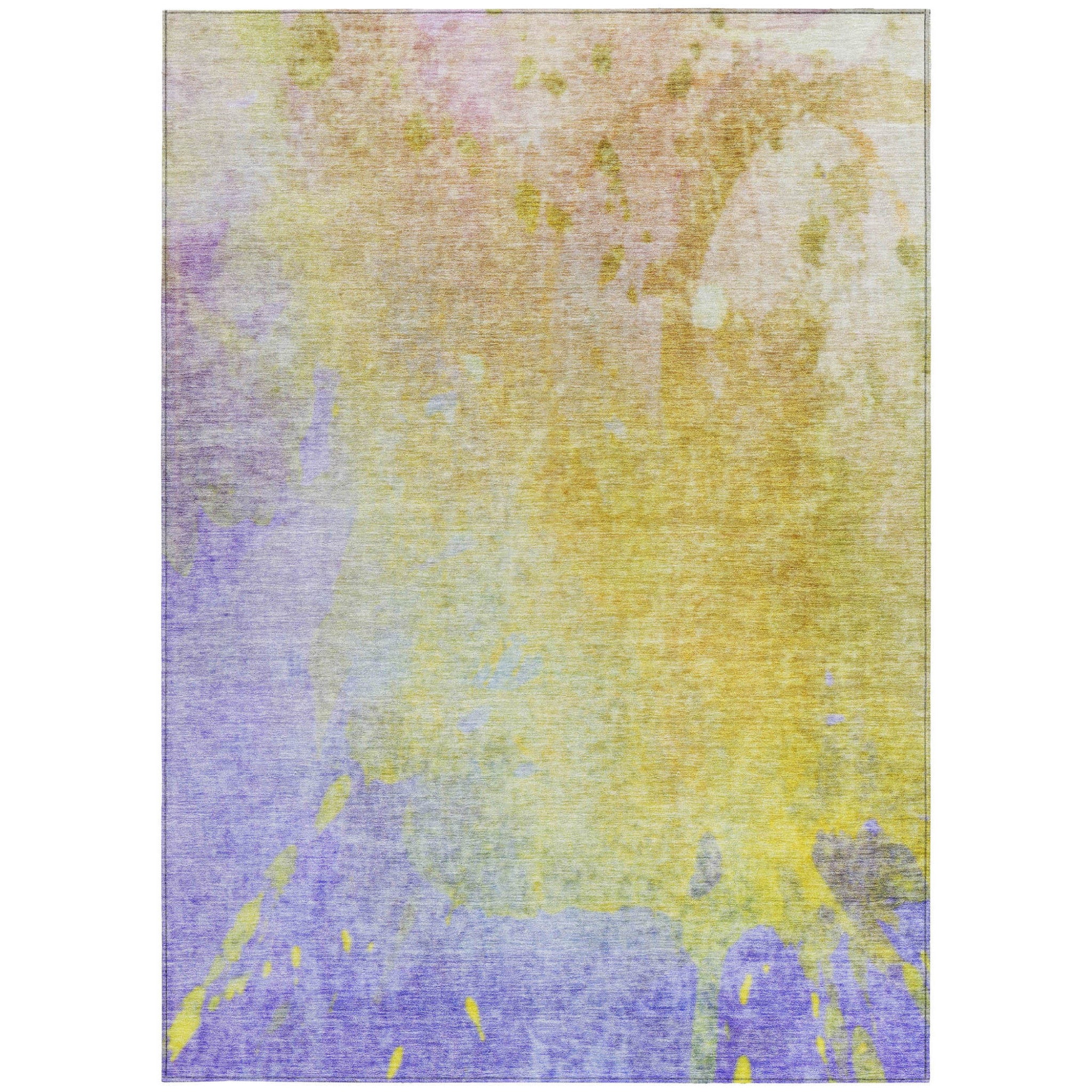 Stylish Washable & Stain-Resistant Indoor-Outdoor Abstract Runner Rug