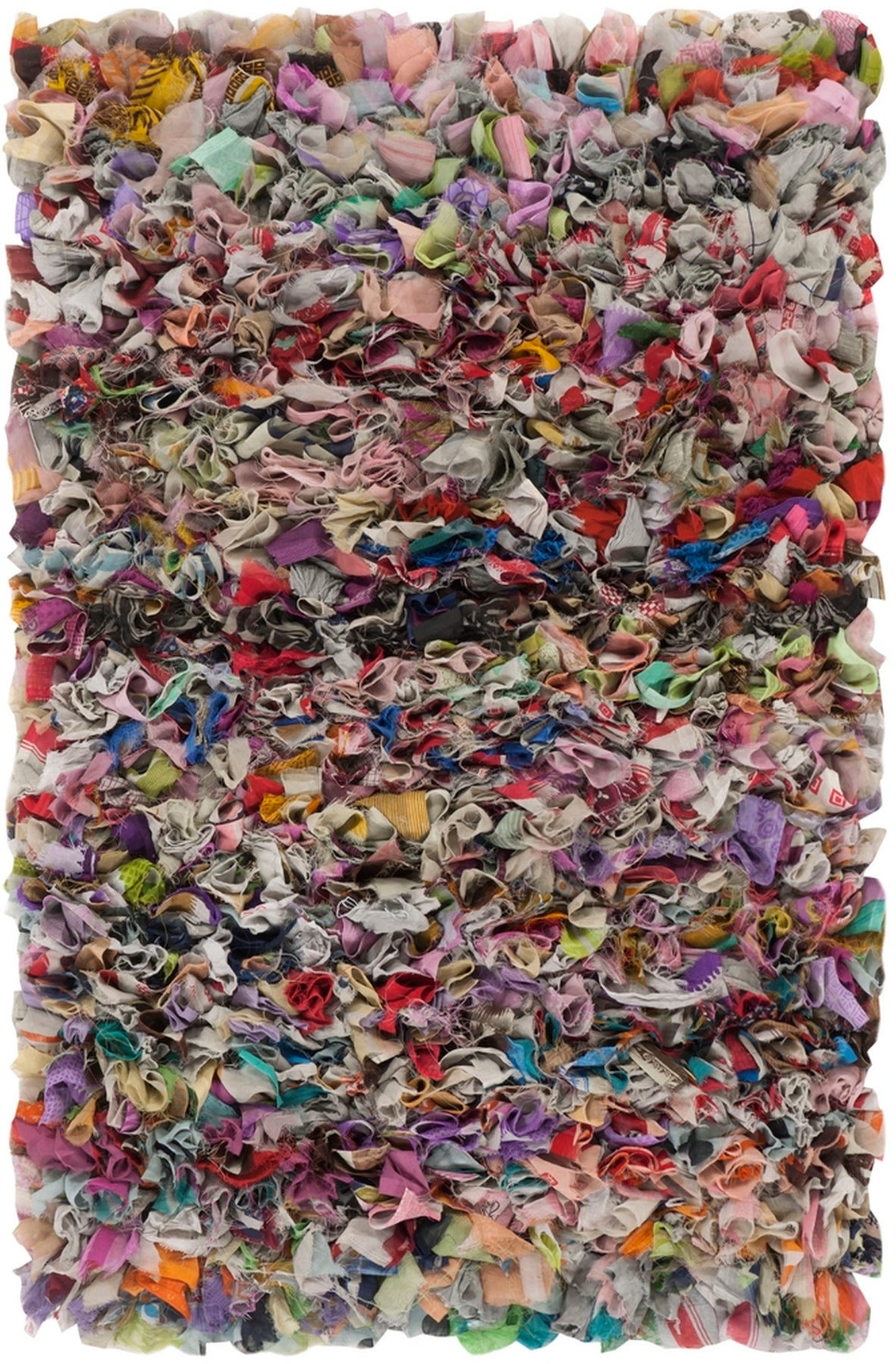Luxurious Hand-Woven 100% Polyester Rectangle Rug from India for Your Space