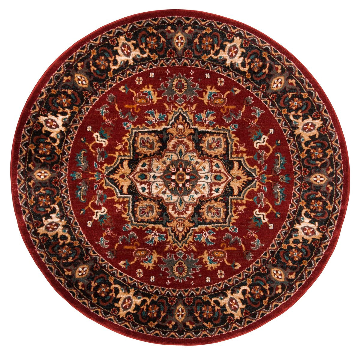 Luxurious Summit SMT293 Power Loomed Area Rug for Flooring with Soft Pile and Durable Polypropylene Fabric