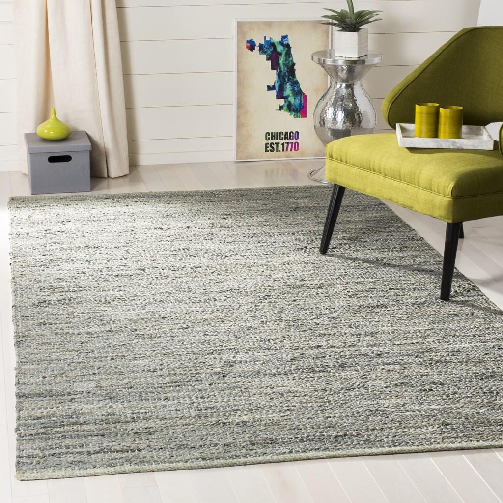 Safavieh Vintage Luxury VTL105 Area Rug - Exquisite Blend of High - Quality Leather and Cotton for Enduring Elegance in Every Room