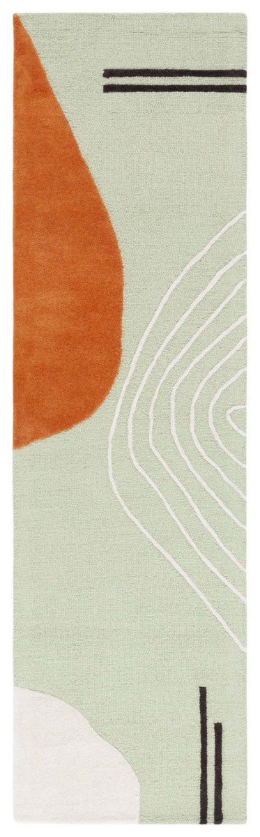 Luxurious Hand - Tufted Wool Cotton Contemporary Rug for Modern Rodeo - Style Homes
