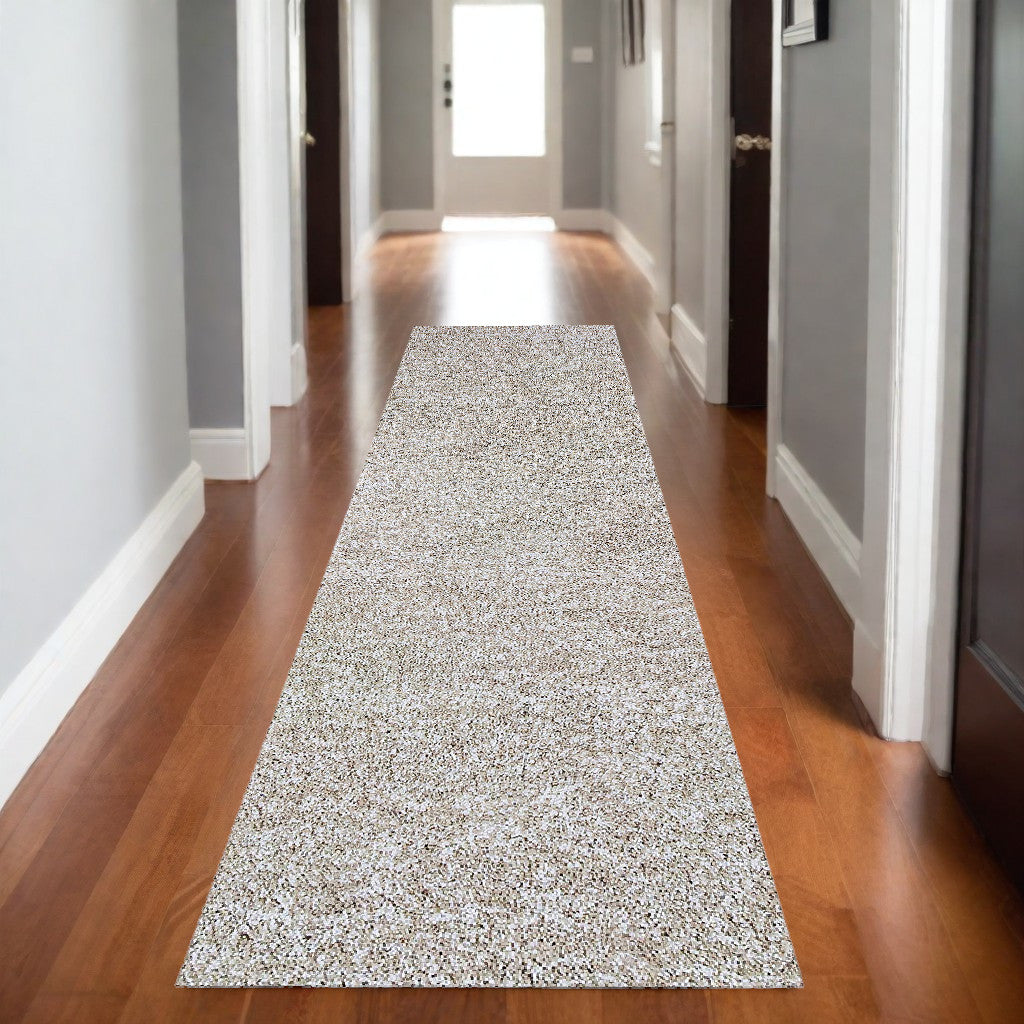 Ivory Heather Modern Hand - Woven Shag Area Rug: A Stunning Addition to Elevate Your Home's Ambiance and Decorative Style