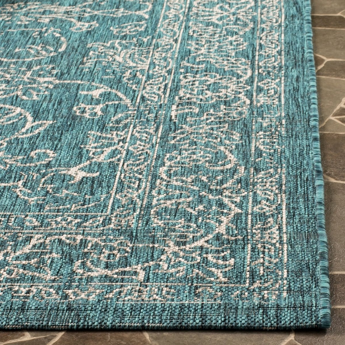 Exquisitely Designed Courtyard Power Loomed Rectangle Rug - A Stylish, Long - lasting, and Graceful Addition to Any Living Space's Decor