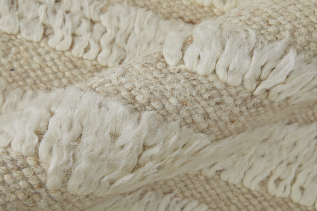 Hand-Woven Striped Wool Area Rug - Comfortable, Stain-Resistant, and Uniquely Designed for Your Home Decor